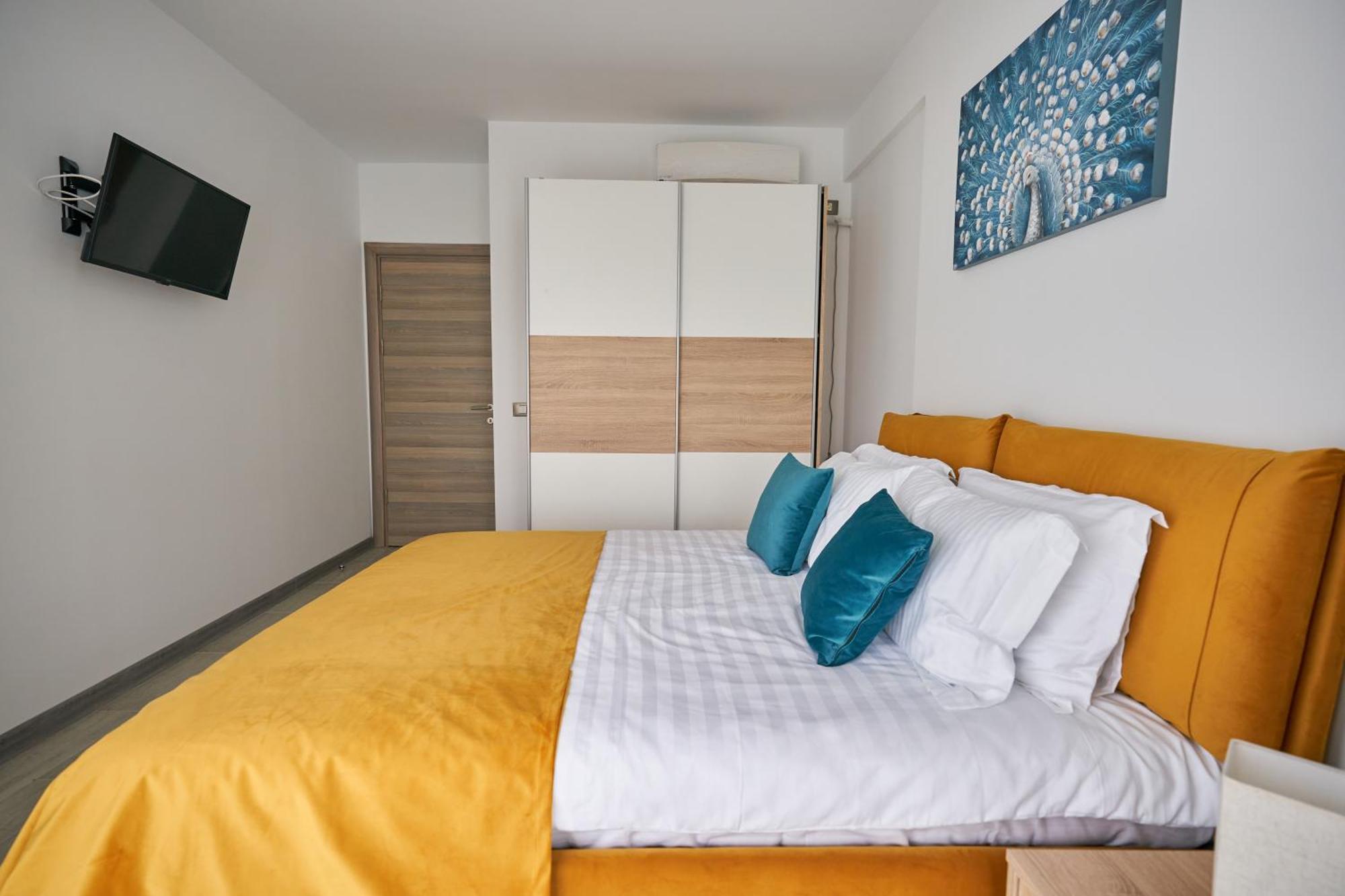 PROMENADA Alezzi Apartments Năvodari Szoba fotó